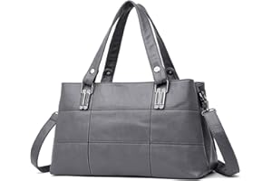 SACMILL Handbags for Ladies Top Handle Leather Shoulder Crossbody Bags Womens Tote Messenger Designer Purses