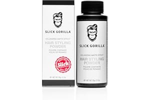 Slick Gorilla Polvere per Capelli Uomo 20 ml | Polvere Volumizzante | Finish Opaco | Tenuta 24 Ore | Volume e Texture Istantanei | Leggera | Non Appiccicosa | Senza Lucentezza