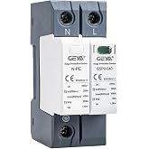 GEYA Surge Protector 20KA-40KA SPD Home Surge Protector DIN Rail (1P+N,AC275V)