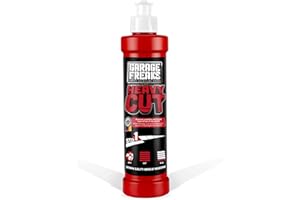 ‎GARAGE FREAKS Garage Freaks Autopolitur made by menzerna - Heavy Cut - Step 1 - Schleifpolitur 250ml - Abrasive Autopolitur - hoher Schleifgrad - Kratzerentfernung - silikonfrei - made in Germany