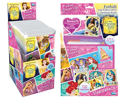 Preisvergleich Produktbild Topps Disney Princess Trading Cards Set (Display + Starter)