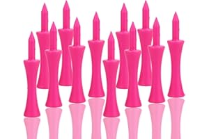 LAFOMUKEA Golf Tees, Castle Golf Tees, Golf Practice Tee for Mats Stable Durable for Golf Practice Training Professional Height Control