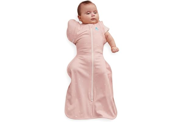 Love To Dream 2-i-1 övergångspåse, M 6–8,5, Twinkle Powder Rosa, 1,0 Tog