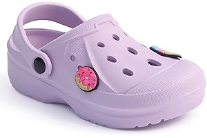 THE ESSENTIALS WARDROBE Girls Clogs Kids Sandals Slippers Slip On Mules Garden Pool Beach Leisure Children