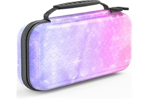 HASACOOL Tasche für Nintendo Switch, Hülle mit Viel Platz für Switch/OLED Konsole, 10 Spielen, Switch Schutzhülle, Anderes Switch Zubehör, Switch Tragetasche Harte Hülle Case für Switch/OLED