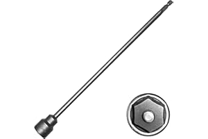 Olicky Accesorio de taladro para patas de caravana con extensión de 30 cm, conector de enchufe de 19 mm, apto para caravanas y casas móviles