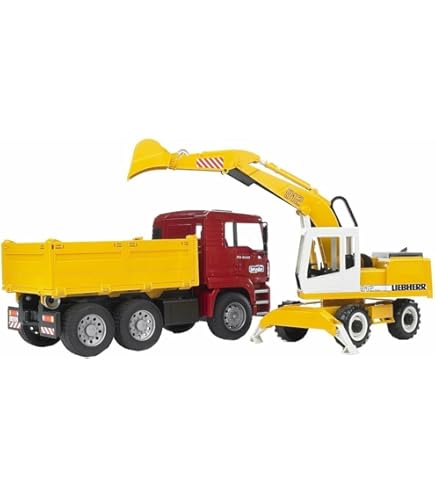 Bruder 03621 - MB Arocs Halfpipe dump truck - T-Toys België