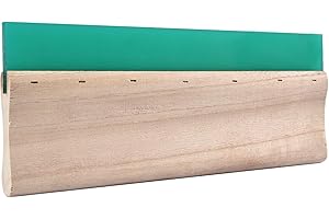 Tophomer - Raschietto per serigrafia, 4 misure, per serigrafia, 30 cm