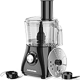Robot da Cucina Multifunzione Compatto, Anthter 500W,220V Processori Alimentari, Disco Reversibile, Tagliere e Lama di Pasta 