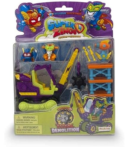 SUPERZINGS 3 Supersliders – Sammelfiguren Mit Pull-back-Fahrzeug, Ultra Seltene Goldversion