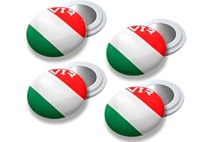 VERY IMPORTANT RUNNER - Porte-dossard Aimant Running - Pack 4 Aimants Dossards Triathlon, Fixation Haute Résistance, Porte Dossard Trail, Running Femme Accessoire avec Drapeaux de Pays