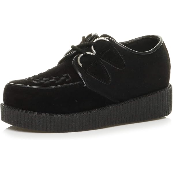ROMWE Goth Scarpe stringate alla moda Mary Jane a tacchi alti in stile