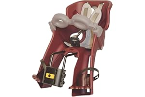 b bellelli Freccia - Seggiolino Bici Anteriore - Attacco B-Fix - Si Fissa al Telaio - dai 9 Mesi ai 3 Anni - Max 15 kg - Colore Plum Versione Luxury