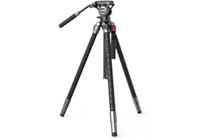 SMALLRIG x Potato Jet TRIBEX SE Treppiede idraulico in alluminio per fotocamera, con testa fluida video, carico 6 kg, altezza massima 166 cm, treppiede video professionale - 5305