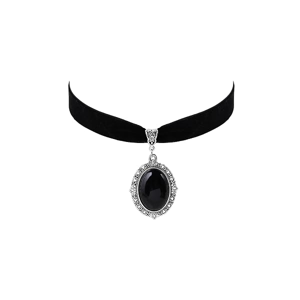 Inateannal Girocollo In Velluto Nero Con Ciondolo Serpente Cobra Oro - Choker Regolabile, Accessorio Punk Gotico Per Donna