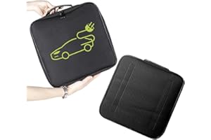 CRSUSUKJ Kabel und Schläuche, EV-Kabeltaschen, Lagerung & Organizer für Kabel,EV Tragbare Kabeltasche, EV Ladekabel Tasche,Elektroauto-Ladegerät Fall für EV-Kabel,Ladekabel Tasche,Tasche Ladekabel Elektroauto
