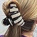Crystal Hair Clip Diamante Hair Claw Clip Geometric Hair Clip Claw Large Hair Clip Wedding Hair Clip Black Hair Grip Hairclip Hair Accessory