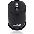 Perixx PERIMICE-802 Mouse ottico a 3 Pulsanti, Risoluzione 1000 dpi, Wireless Bluetooth per PC, Windows, Android, nero
