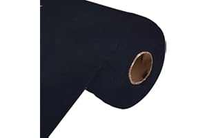 CRAFT QUEEN LTD Luxury Plush Velvet Fabric - 60 Inch Wide - Perfect for Upholstery, Chairs, Sofa Coverings, Curtain and Blind Material Durable Velvet Upholstery Fabric, Home Decor (Navy, 1 Metre)