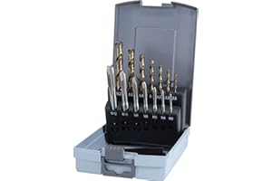 Ruko 245051RO - Juego de brocas y machos espirales 14 piezas (DIN 338 tipo N y DIN 371/376 tipo B, HSS Co 5)