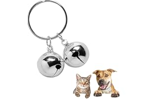 Hioip 2 Extra Loud Cat & Dog Bells, Copper Collar Bell for Small Pet, Rust Resistant Anti Lost Pet Tracker, Pet Collar Accessories Festival Party DIY Crafts Decoration - Save Birds & Wildlife