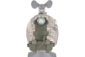 KRYDEX Taktische Helm Batterie Tasche, Gegengewicht Tasche Ausgleichsgewicht Tasche mit Klettverschluss für MK1 Taktische Helme