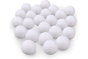 KOFULL Plastic Golf Balls 50/24 Pack Hollow Practice Golf Balls for Beginner Indoor Outdoor Training