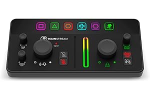 MACKIE Mainstream Interfaccia Completa per Live Streaming e Acquisizione Video con Tasti di Comando Programmabili, Software Matrix, Acquisizione HDMI e Thru, Hub USB-C, Alimentazione Tramite Bus
