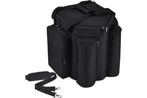 Yaowanguan Funda para Bose S1 Pro/S1 Pro+ Sistema PA System,Bolso de Hombro de Viaje Estuches Compatible con Bose S1 Pro/S1 Pro+,Bolsas adicionales para micrófono,Cargador,Cable,Accesorios(Negro)