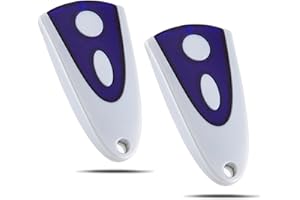 AKVF Lot de 2 Émetteur Porte de Garage 433,92MHz Compatible avec Novoferm Novotron 502 MAX43-2 Novotron 512 MIX43-2 pour Novotron 522 Novoferm MNHS433-2