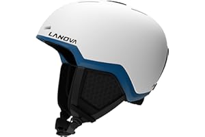 LANOVAGEAR Casco da Sci per Uomo Donna Ragazzo e Ragazzi, Casco da Snowboard Ruota Regolabile, Ottima Ventilazione, Casco Ski per Sci Pattinaggio Snowboard