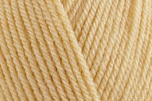KHASO Stylecraft Special DK Crochet Yarn, Soft 100% Double Knitting Wool for Jumpers, Toys, Blankets, Cushion Covers - 100g Balls - Buttermilk (1835) - Single (1 Ball)