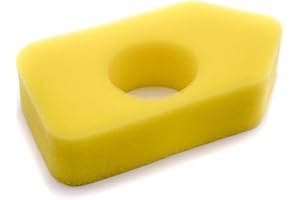 vhbw piankowy filtr powietrza filtr wymienny żółty pasujący do kosiarki Stiga Collector 48 B, Multiclip 47 Q B, SVP 40 B