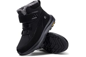 FitVille Womens Wide Snow Boots Fur Lined Boots for Women Winter Warm Boots Wide Width Waterproof Womens Outdoor Snow Booties