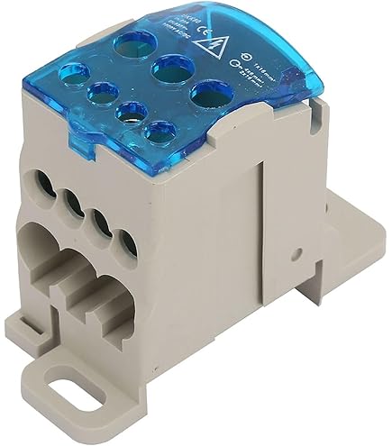 Blocco Distribuzione Per Cavi Al/CU 35-240 Mm² - Colore Blu, 1000V AC/DC - Foto 9