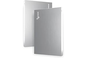 SUHSAI F32 Disque dur externe portable 100 GB USB 2.0, format de poche de 2,5" disque dur de sauvegarde/stockage, extension de mémoire, disque dur fin compatible avec Mac, PC, ordinateur portable, Chromebook