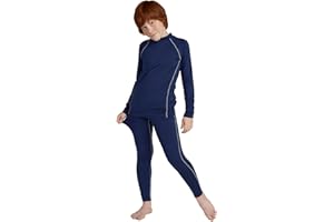 LAPASA Completo Termico Sportivo per Bambini Peso Leggero Set Coordinato Maglia e Pantaloni B21 - Traspirante Caldo