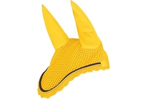 Bieman de Haas BR Fliegenohren/Fliegenhaube Event gehäkelte Baumwolle Zierkordel (Warmblut, Freesia)