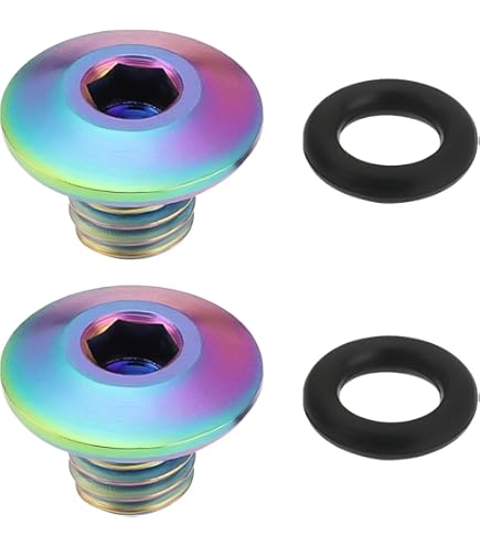 Accessoire Frein Vélo Réglage Vis De Réglage Frein Vélo M7 - Lot De 6 Pièces - Alliage Aluminium - Pour VTT, Vélo Route, BMX Freinage Vélo