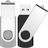 64GB 2 Pezzi Chiavetta USB 2.0 SRVR Girevole Pen Drive per archiviazione dati Unità Pennetta USB con Corda