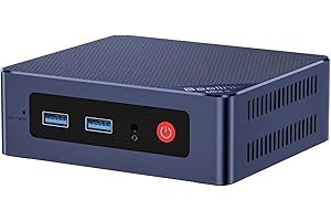 Beelink Mini Ordenador de 12ª generación Intel Alder Lake-и9-5 procesador (hasta 3,40GHz), MINI-S12 Mini PC, 16G RAM 500G SSD Ordenador de sobremesa empresarial, Dual HDMI/WiFi 5/BT 4.2/RJ45/WOL
