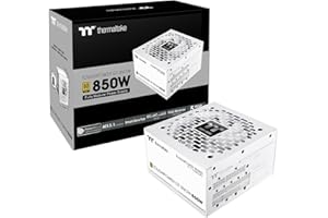 ‎THERMALTAKE Thermaltake Toughpower GT 850W | ATX 3.1 | PCIe 5.1 12V-2x6-Anschluss | ultraleise Smart-Zero-Funktion | Low Profile Kabel | 80+ Gold | Modular | Snow