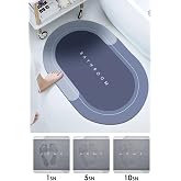 Sihirli Paspas Su Emici Banyo Paspası Kaymaz Tabanlı Abdest Paspası 3,5 Mm 40x60cm