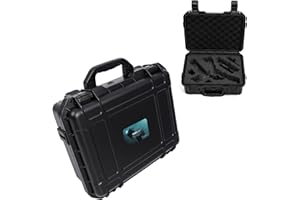 DF DIGITALFOTO Étui de Transport Rigide étanche pour cardan DJI RS4 Mini, Absorption des Chocs et Anti-Collision, pour Rangement de tir en Plein air, Noir, Extérieur