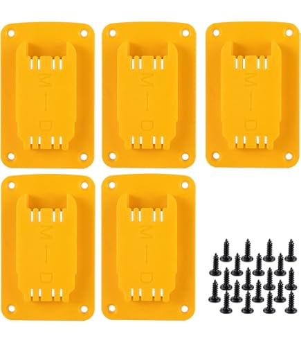 WHYICHG 5 Pack Battery Holder Compatible For Dewalt 20V Battery