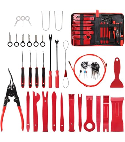 Strumento Di Rimozione Del Rivestimento Interno Dell'automobile K Completo Garage Universale Porta Dell'automobile Pannello Audio Clip Pinze Fissaggio Leva Strumento Di Smontaggio - Foto 7