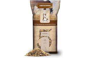 Mühldorfer 5 Korn Plus - Muesli para Caballos, 20 kg, sin pellets, sin Avena, Comida para Caballos, también para Ponis
