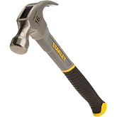 STANLEY Fiberglass Nail Puller Hammer, 570g, Bi-Material Handle, Increased Durability and Impact Energy, Strong Handle and He