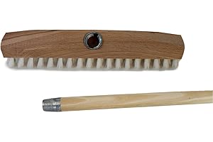 BESEN - SCHRUBBER - BÜRSTEN Schrubber 28,5 x 3,5 cm mit Gewinde (1 Stück, MIT Stiel)