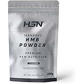 HSN HMB en Polvo | 500g | 3600mg de 100% Beta-Hidroxi-Beta-Metilbutirato de Calcio (HMB-Ca) por Dosis Diaria | No Incluye Dos
